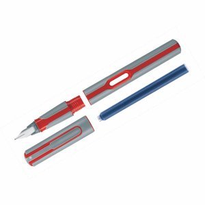 Pelikan 赤い万年筆 Pelikan（ペリカン） 万年筆 イネオ アルミニウム メタルケース付